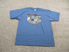 Union Pacific Shirt Mens XXL Blue Rail Road Locomotive Train Gildan VINTAGE 2B