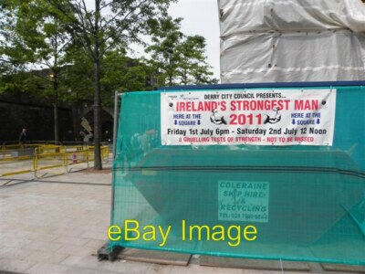 Foto 6x4 Schild ''Irlands stärkster Mann'' Ich werde diesen Sport vermissen c2011