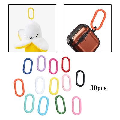 Mini Karabiner Karabiner Haken Quick Link Schlüsselanhänger Schnalle D-Ring 30x tragbar für