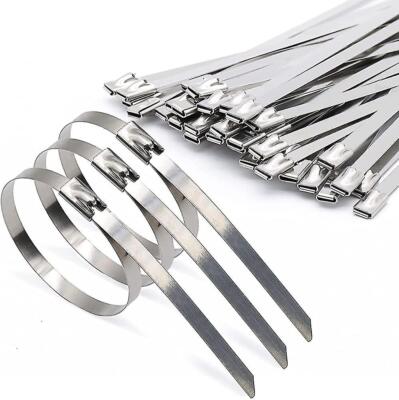 Edelstahl Kabelbinder Metall Tie Wrap Auspuff Wärmebänder (Marine Grade 316)
