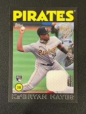 Ke'Bryan Hayes 2021 Topps Rookie 1986 Relic Black Parallel /199 Pirates
