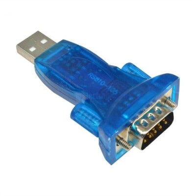 USB 2.0 zu RS232 Serieller Port DB9 9 Pin Stecker Konverter Adapter - UK Verkäufer