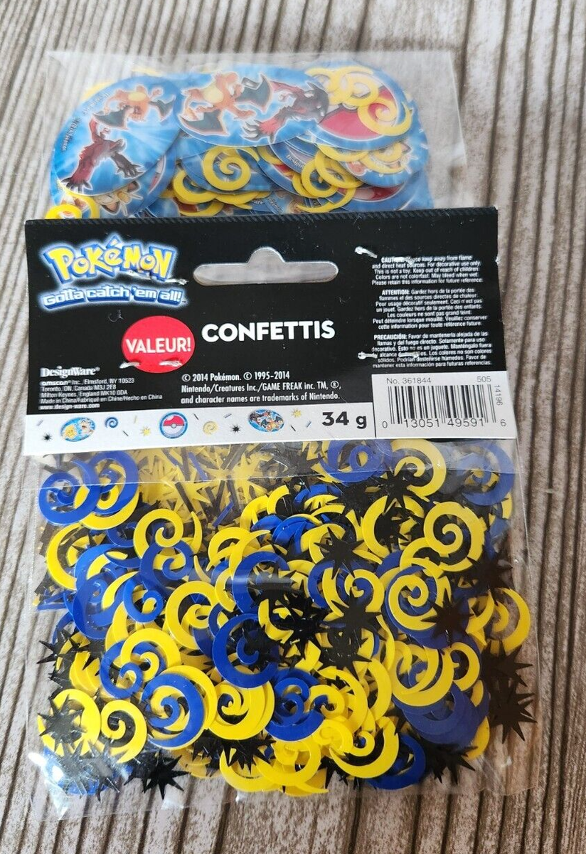 DesignWare Pokemon Birthday Party Confetti Pikachu | eBay