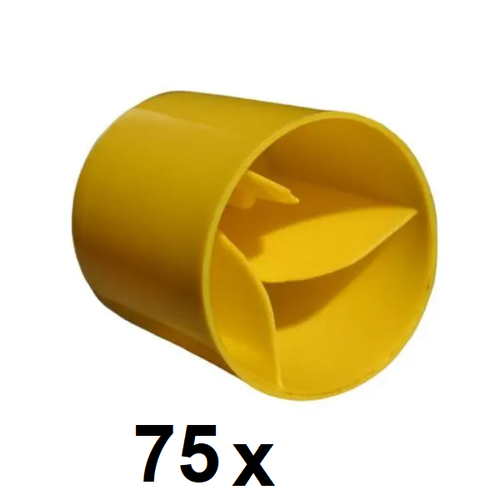 100 Pack Black Star Picket Caps Triangular Caps Fencing Y Post Steel Post Star - Picture 24 of 27