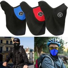 Winter Fleece Face Mask Neck Warmer Gaiter Windproof Ski Mask Scarf Women Men