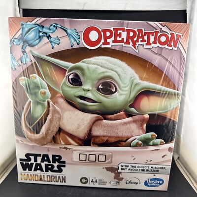 Star Wars Operation Board Game Mandalorian The Child Baby Yoda Disney NIB 