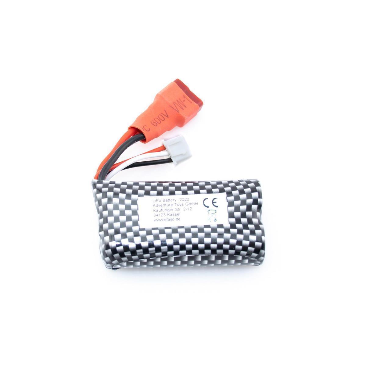 Efaso Batterie 7,4V 1800 MAH Li-Po Adapté Wl Jouets L959,L202,12427,12428