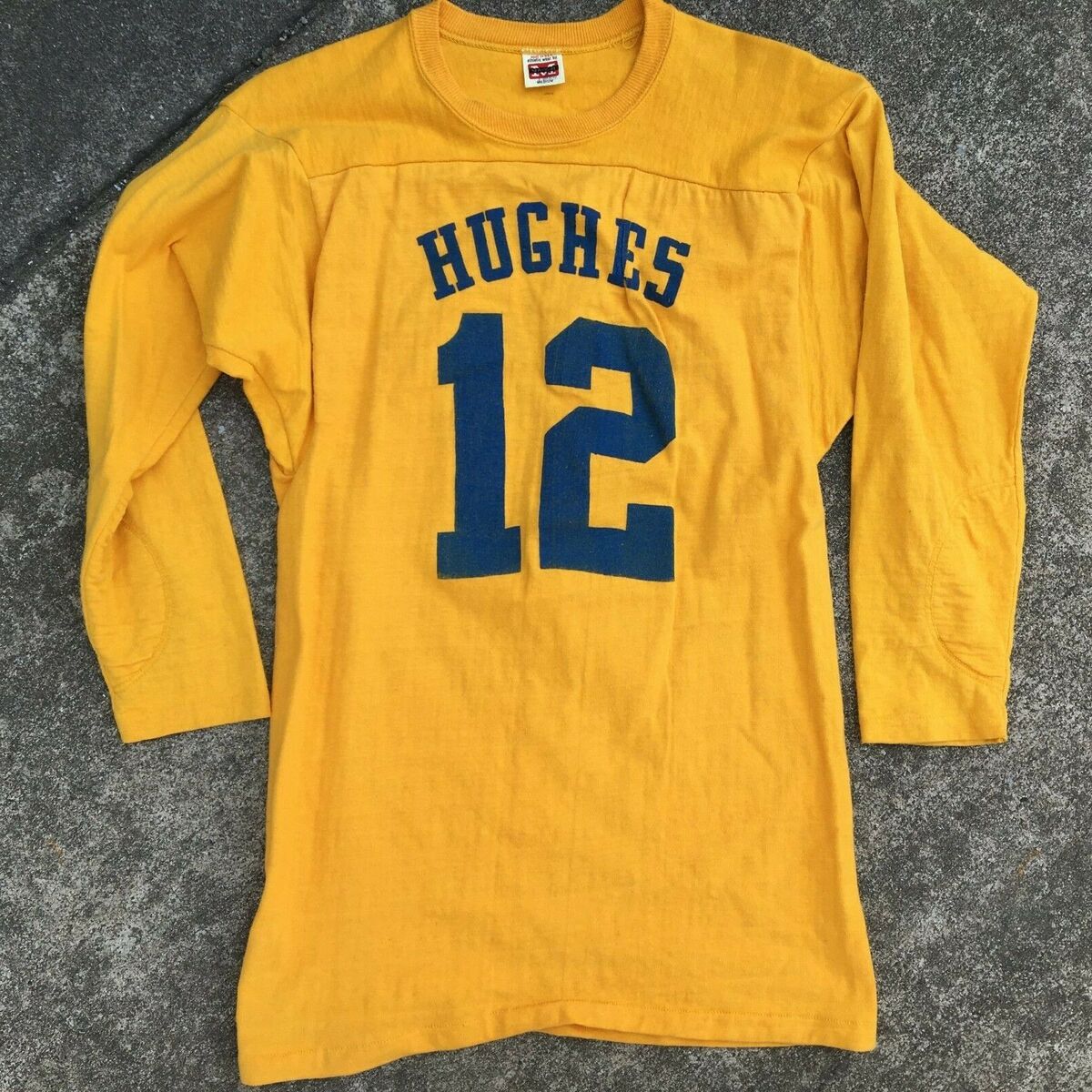 Vintage 50s 60s Cotton Athletic Sports Football Knit Jersey Vintage 50s 60s Cotton Athletic Sports Football Knit Jersey