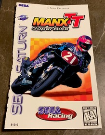 MANX TT Super Bike SEGA Saturn Complete CIB Authentic -Tested-RARE!