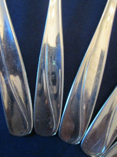SET of 7 TEA SPOONS! Vintage CG stainless: CG5 pattern: EXCELLENT! - Picture 5 of 6