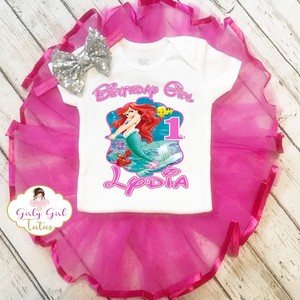 little mermaid 1st birthday outfit