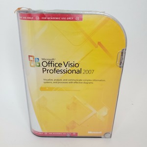 1 license/disc microsoftг'в office visioг'в professional 2007 academic edition (882224151986)