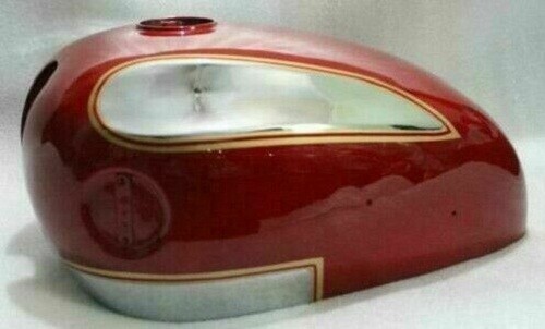 Fit For Ariel Square Four Mark II Repop Chromed & Painted Steel Fuel Petrol Tank - Picture 1 of 4