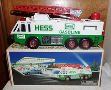 Hess Gasoline Oil Emergency Truck 1996 Boxed with Flashers Lights & Sounds