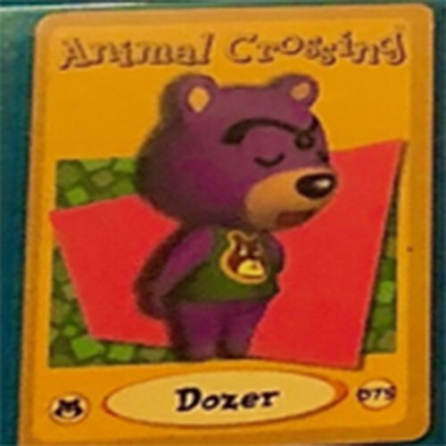 Animal Crossing Gamecube E Reader Card 075 Dozer eBay