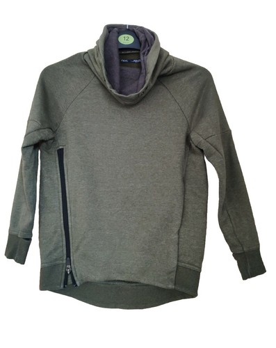 Khaki Zip Detail Hoodie Age 7 Years Next