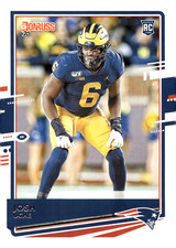 2020 Donruss Josh Uche #287 Patriots
