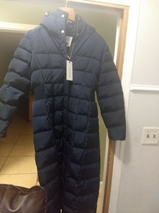 cole haan quilted coat with inner bib