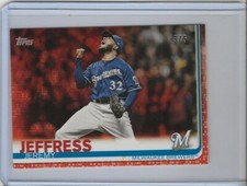 2019 Topps Mini Baseball CARD 362 SERIES 2 JEREMY JEFFRESS 3/5