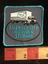 Semi-Truck Moving Truck Patch EMERALD CITY MOVING & STORAGE 95E4