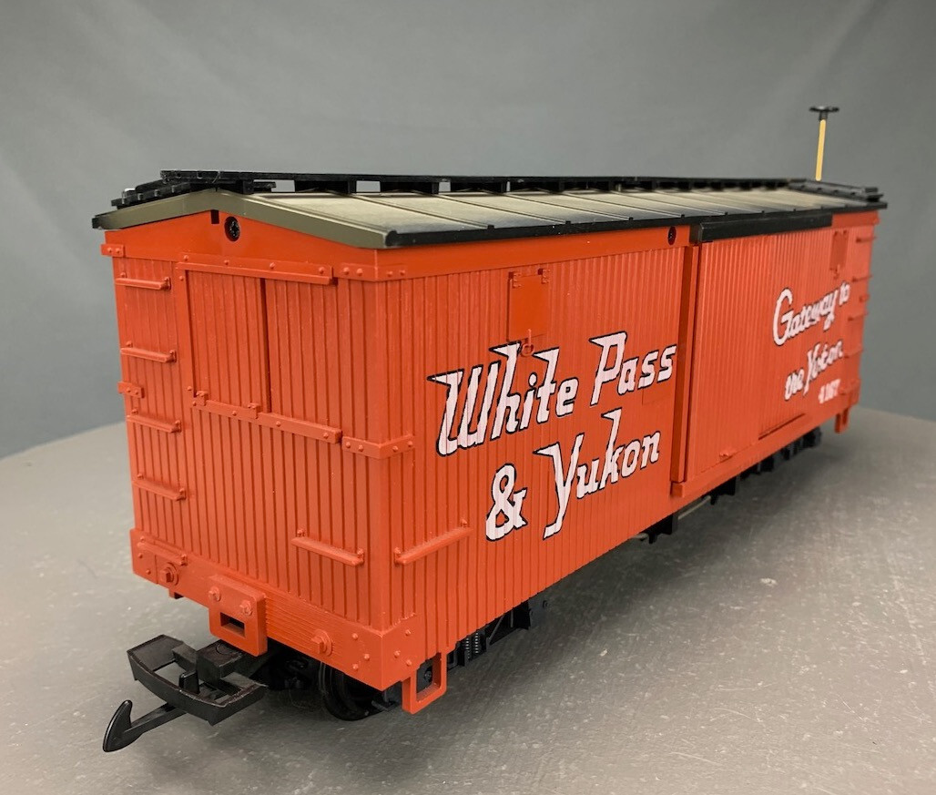 G Scale LGB 4167 White Pass & Yukon Wood Boxcar Red G0363 | eBay