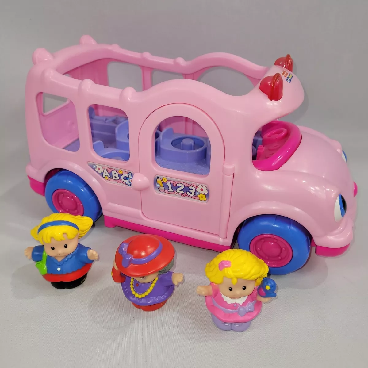 Fisher Price Little People Lil Movers School Bus 2005 Vehicle 100