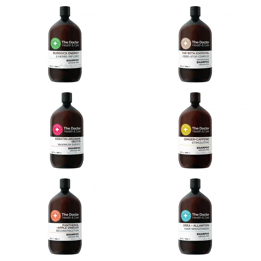Shampoo The Doctor Health Care Kräuter Ingwer Sebo-Stop Panthenol Urea 946 ml