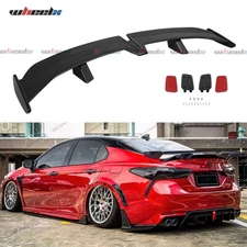 55'' Carbon Fiber Trunk Rear Spoiler GT PRO Wing For Toyota Camry Corolla Avalon