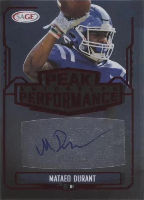 2022 SAGE Low Series Mataeo Durant #PKA-MD