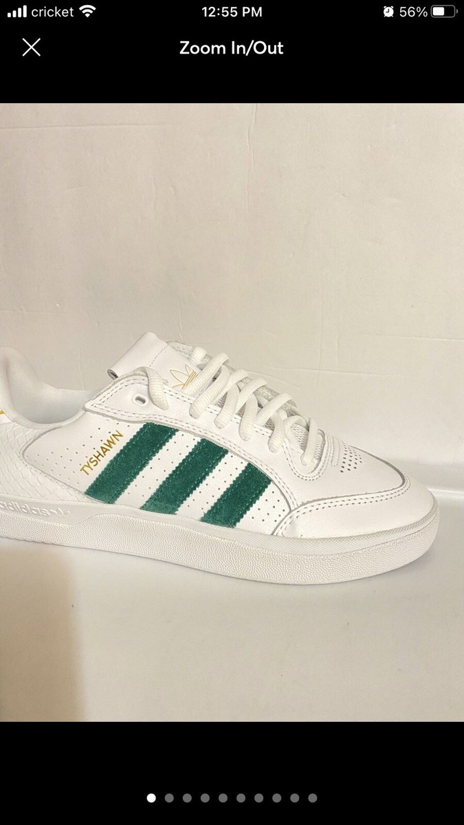 Adidas Tyshawn Low Lifestyle Sneakers White/Green (GY6954  display picture 1