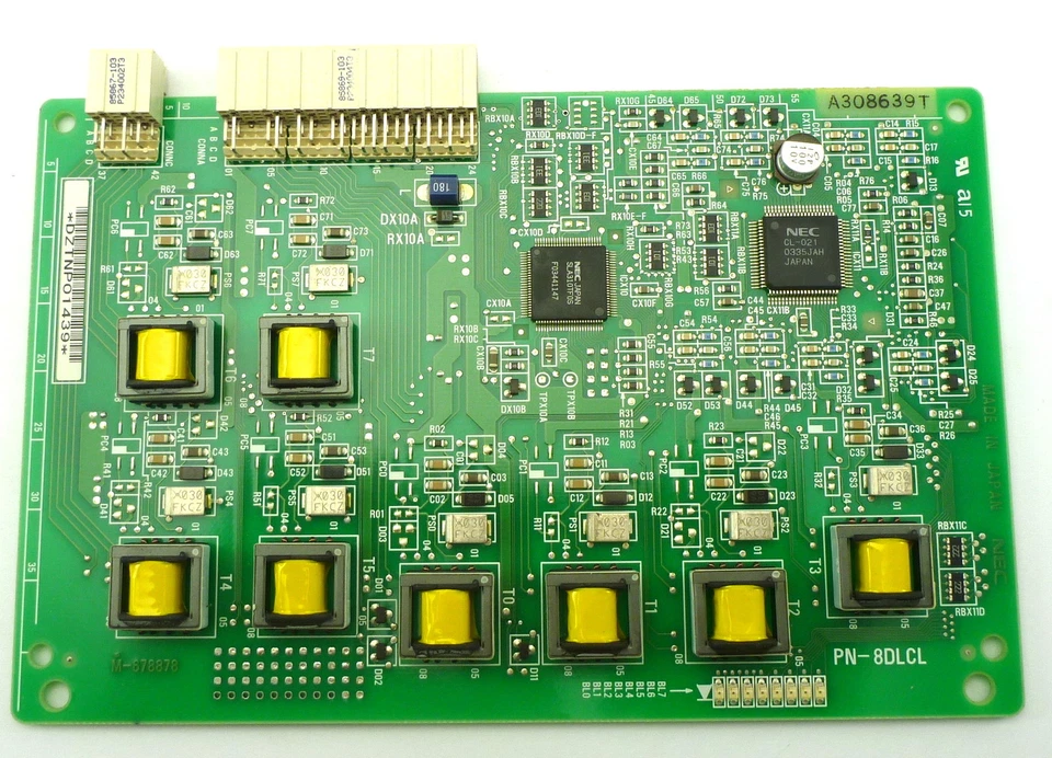 NEC 8 CIRCUIT DIGITAL LINE CARD PN-8DLCL FOR NEAX 2000 IVS 2 TELEPHONE SYSTEM - Image 2 of 3