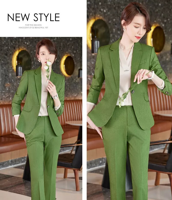 Tailleur completo donna ufficio giacca lunga blazer pantaloni