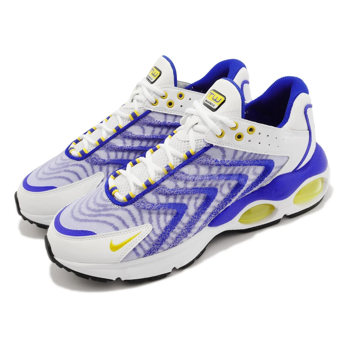 Nike Air Max TW White Speed Yellow Racer Blue Men Casual Lifestyle DQ3984-100