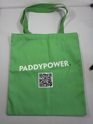 Paddy Power Einkaufstasche fürs Leben stark strapazierfähig Halter Männerhöhle Sammlerstück
