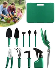Garden Tool Set 10Pcs Heavy Duty Gardening Tools Durable Gardenings Hand Tools