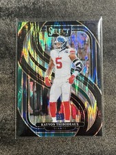 2024 Panini Select Premier Level Kayvon Thibodeaux 175 Black & Green Shock Prizm