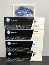 HP 218X High Yield Toner Set KCYM for LaserJet Pro 3201dw/MFP 3301 OEM NEW