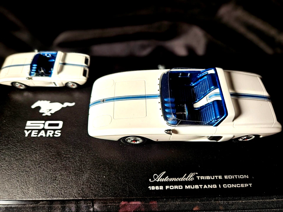 Automodello 1962 Mustang I Concept 50 YRS 1:24 Scale 1:64 Scale Inv. #3007 - Image 4 of 4