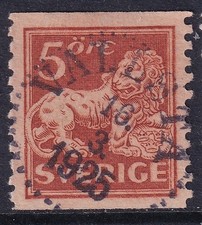 SWEDEN SVERIGE  POSTMARK / CANCEL   VALLSTA   1925