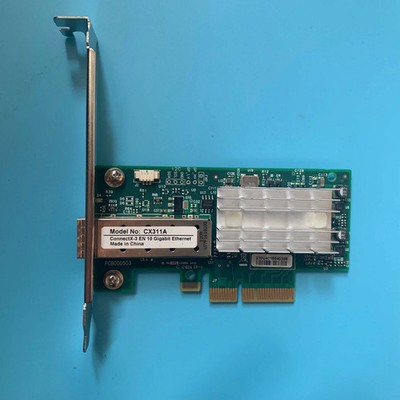  Mellanox ConnectX-3 PCIe x4 NIC 10 Gigabit 10GBe SFP+ Single Port Server Adapte