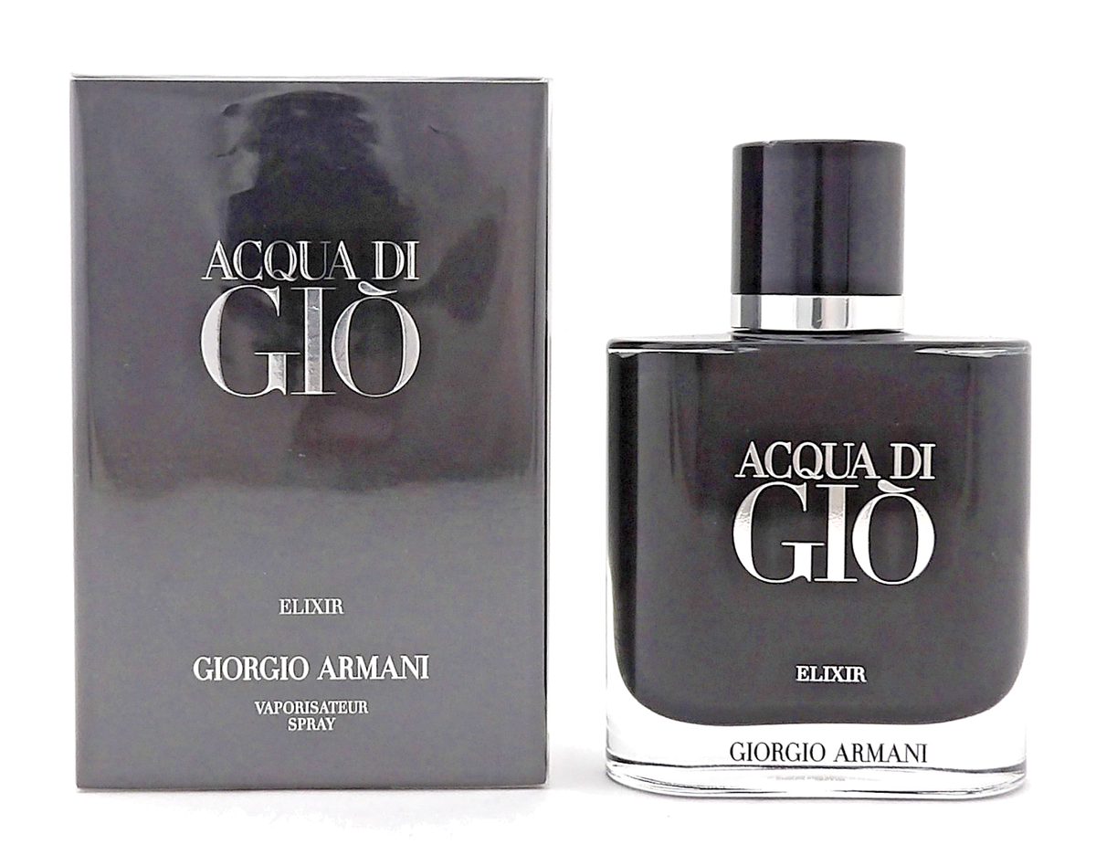 【極美品/90s】GIORGIO ARMANI 黒タグ OPTIジップ 44 Acqua Di Gio ELIXIR by Giorgio Armani 1.6 oz PARFUM Spray for Men