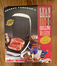 George Foreman Lean Mean fettreduzierende Grillmaschine NEU IM KARTON, NIE GEÖFFNET