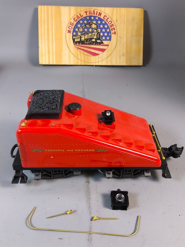 Aristocraft G Gauge Virginia and Truckee Tender in box REA 21904 lot# BLK1