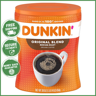ORIGINAL BLEND MEDIUM ROAST GROUND COFFEE Smooth Brewing Rich Flavor 30 Ounce