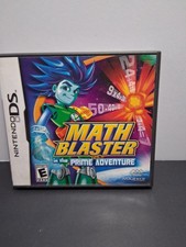Math Blaster in the Prime Adventure (Nintendo DS, 2009) EMPTY CASE AND MANUEL