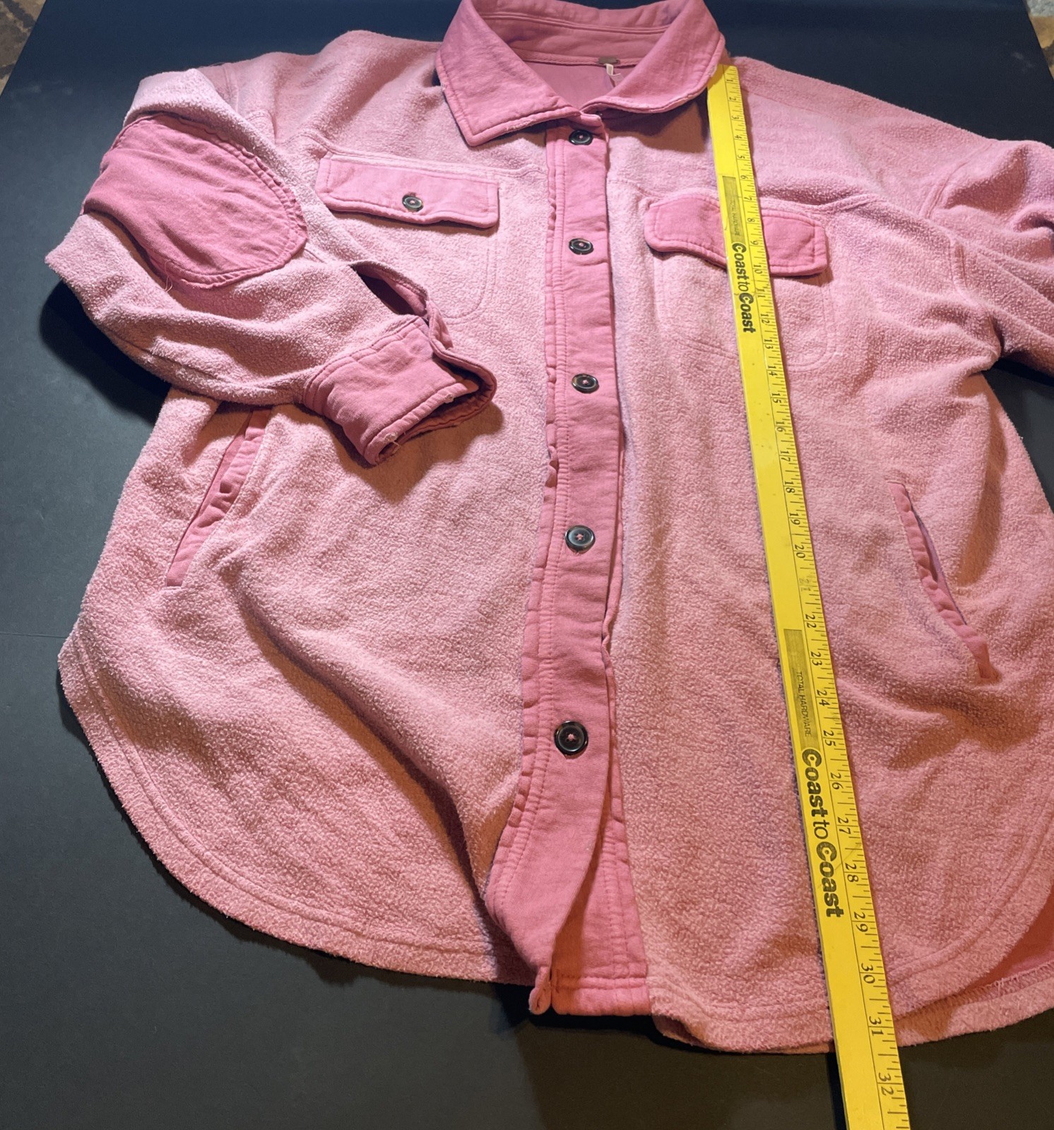 Free People Ruby Jacket  jacket pink Button Front… - image 9