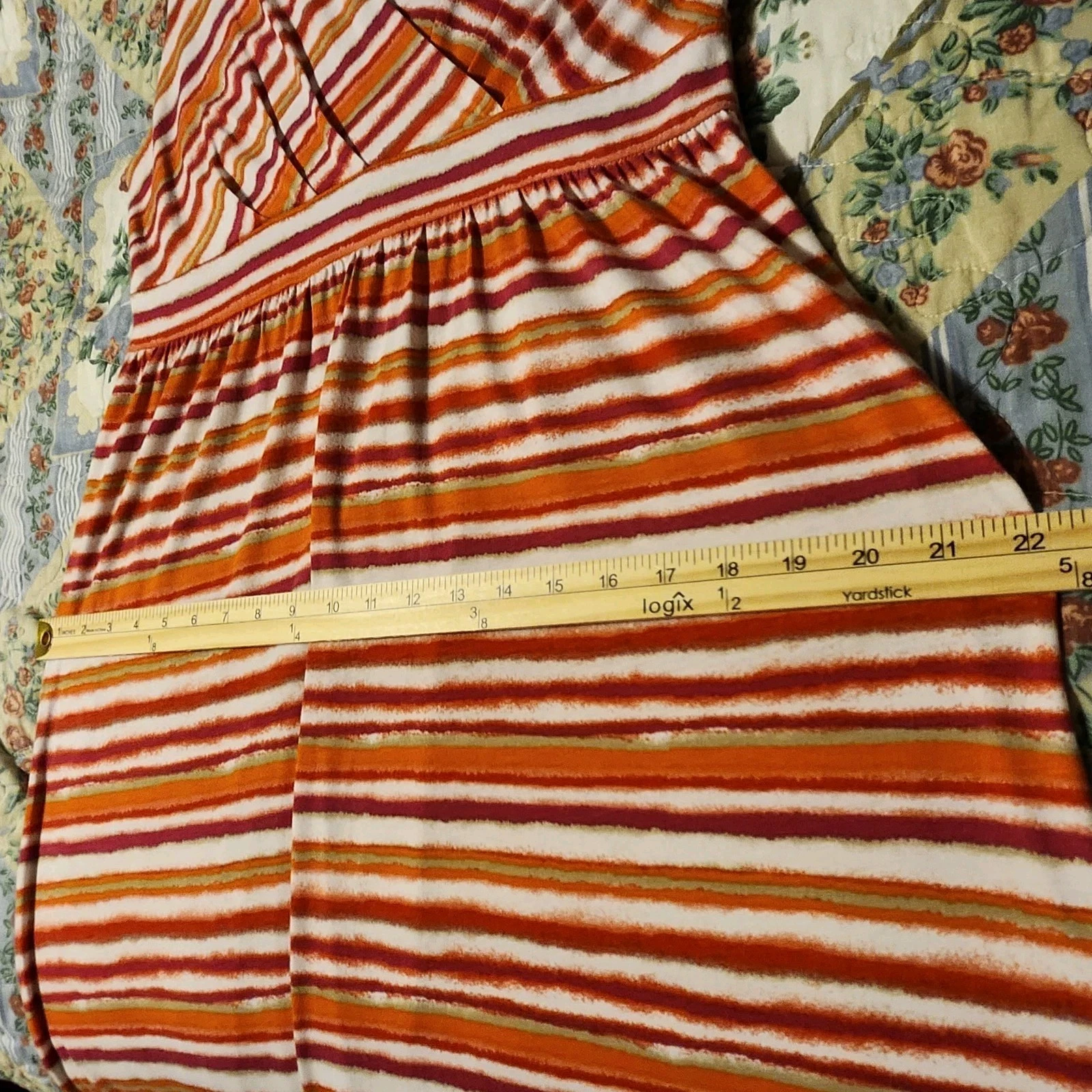 PALM ANGELS Maxi abito tubino KIM ROGERS donna Petite taglia PL senza maniche misto poliestere boho