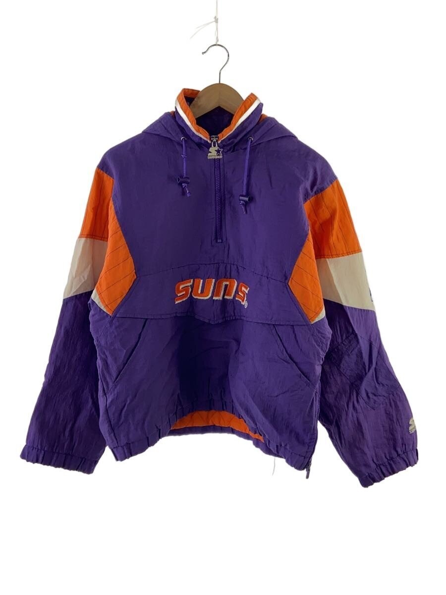 STARTER Nylon Jacket L Polyester Plain Purple - image 1