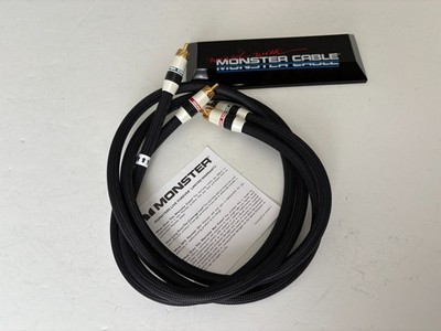 MONSTER CABLE M Series PM M1000 MKII audio RCA interconnect cable pair