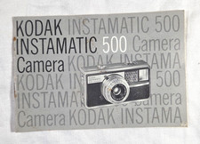 Kodak Instamatic 500 Camera Manual